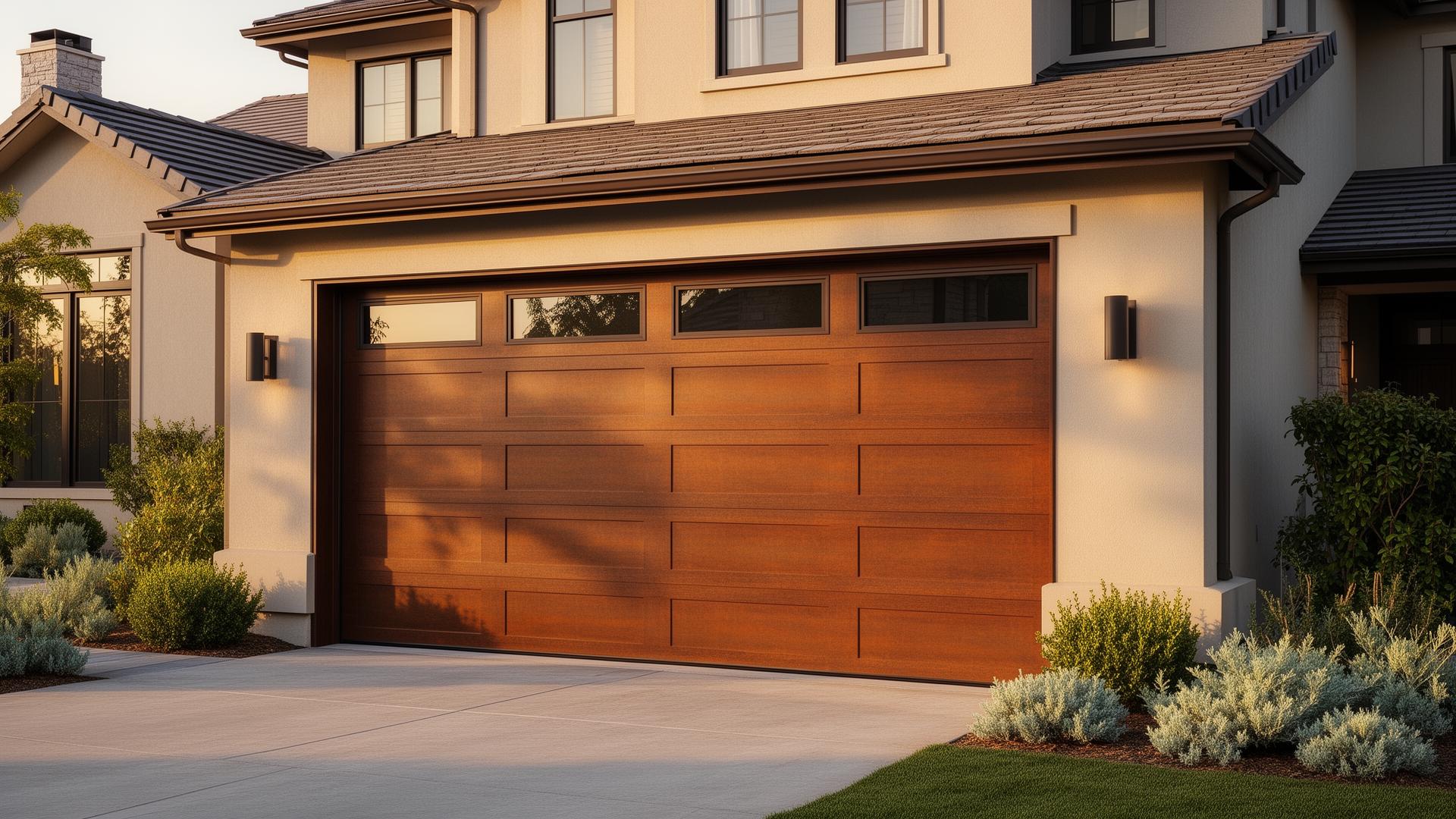Beautiful carriage-style garage door